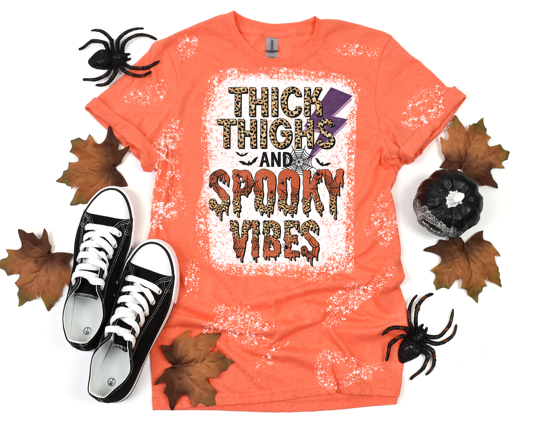 "Thick Thighs and Spooky Vibes" tee