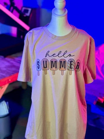 "Hello Summer" tee