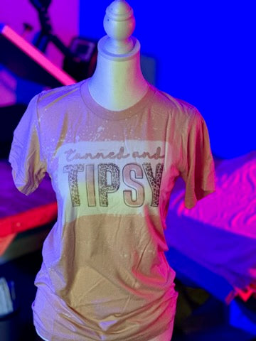 "Tanned and Tipsy" tee