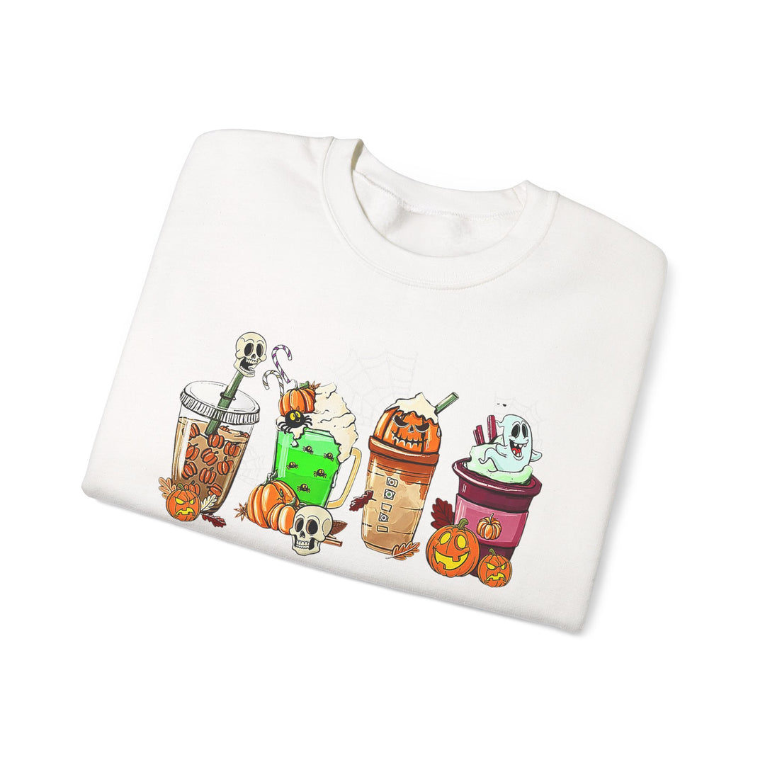 Halloween Treats Crewneck Sweatshirt, Cozy Fall Apparel, Spooky Season Sweater, Halloween Gift, Unisex Sweatshirt