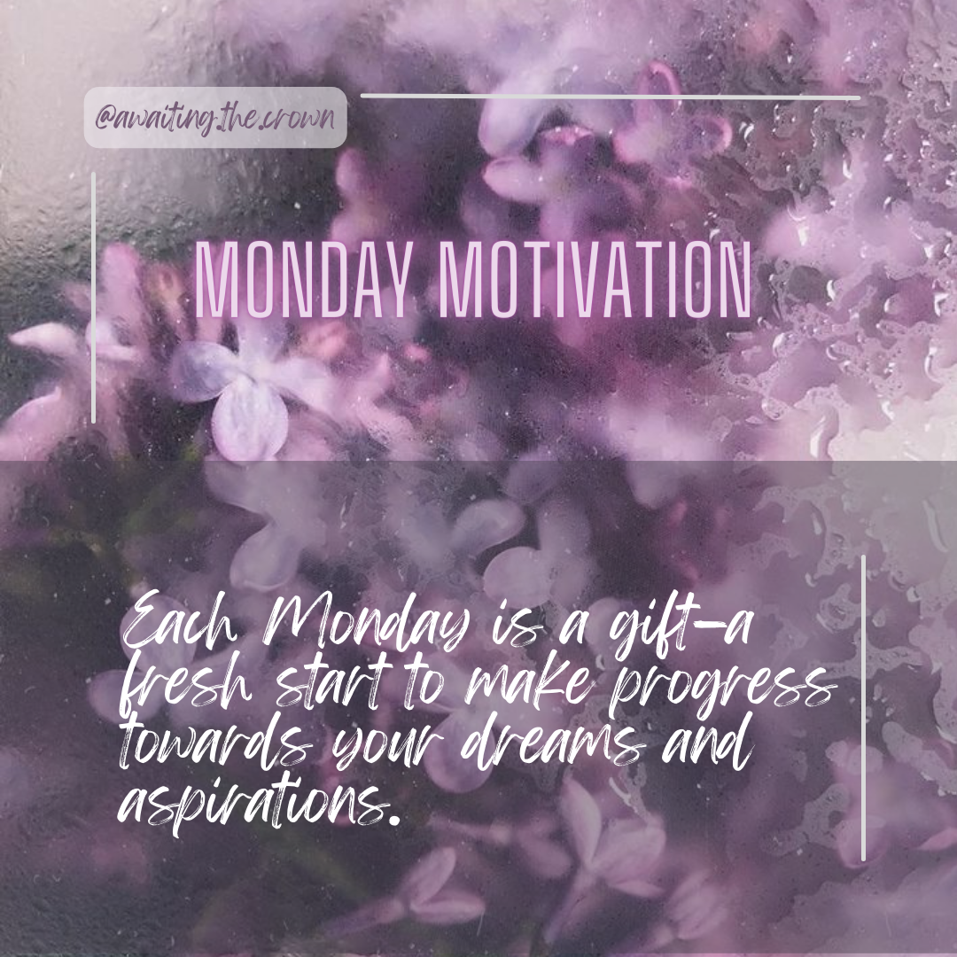 Rainy Lilac + Purple Glow Monday Motivation – 52 Digital Social Media Graphics Pack
