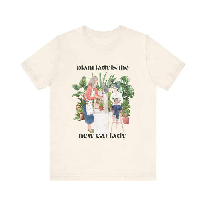 Plant Lady Is the New Cat Lady Tee | Boho Plant Lover Graphic T-Shirt | Funny Houseplant T-Shirt for Women