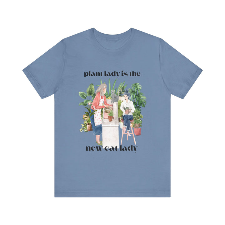Plant Lady Is the New Cat Lady Tee | Boho Plant Lover Graphic T-Shirt | Funny Houseplant T-Shirt for Women