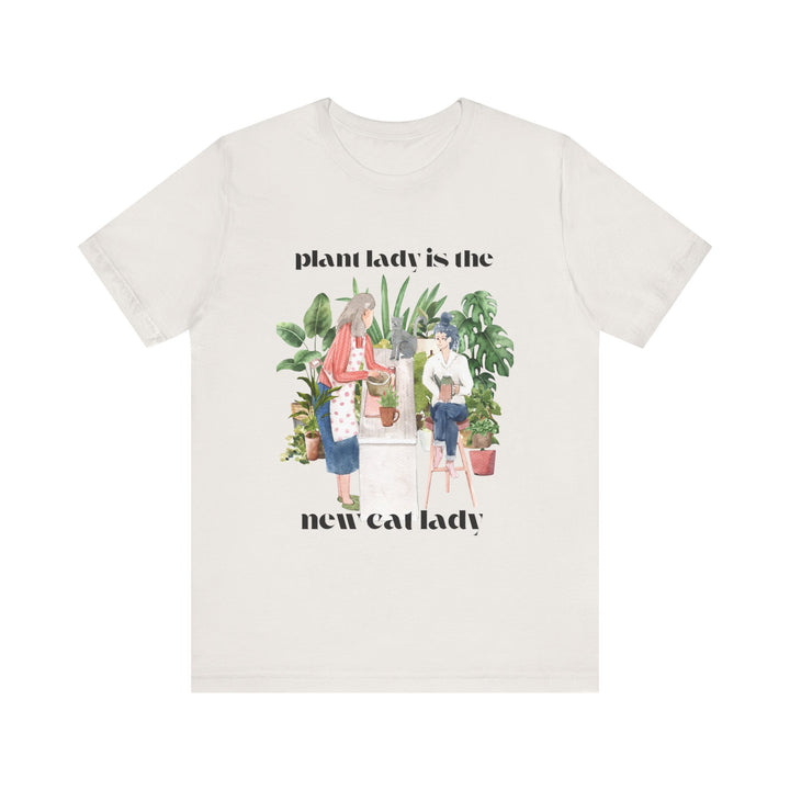 Plant Lady Is the New Cat Lady Tee | Boho Plant Lover Graphic T-Shirt | Funny Houseplant T-Shirt for Women