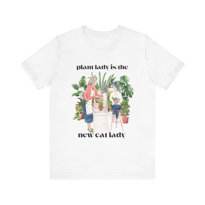 Plant Lady Is the New Cat Lady Tee | Boho Plant Lover Graphic T-Shirt | Funny Houseplant T-Shirt for Women