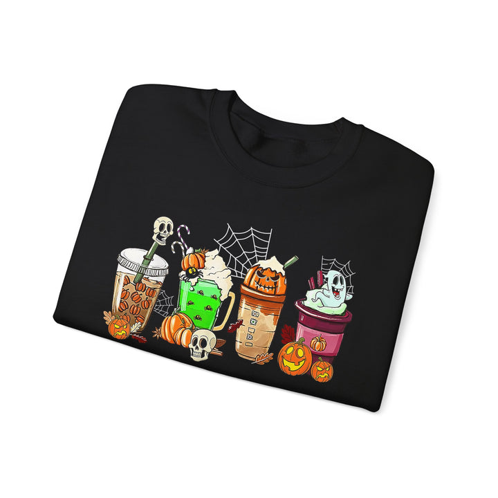 Halloween Treats Crewneck Sweatshirt, Cozy Fall Apparel, Spooky Season Sweater, Halloween Gift, Unisex Sweatshirt