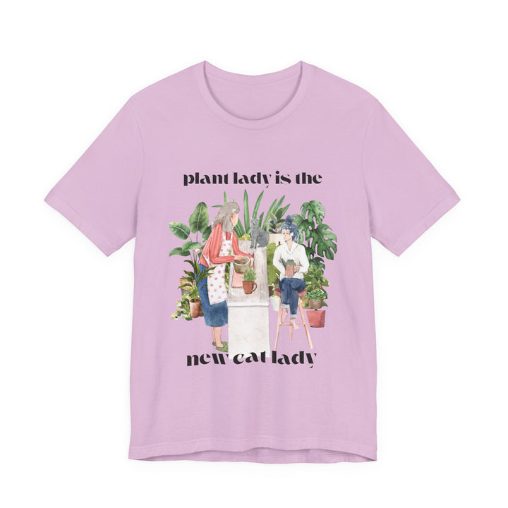 Plant Lady Is the New Cat Lady Tee | Boho Plant Lover Graphic T-Shirt | Funny Houseplant T-Shirt for Women