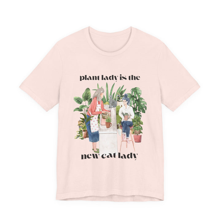 Plant Lady Is the New Cat Lady Tee | Boho Plant Lover Graphic T-Shirt | Funny Houseplant T-Shirt for Women