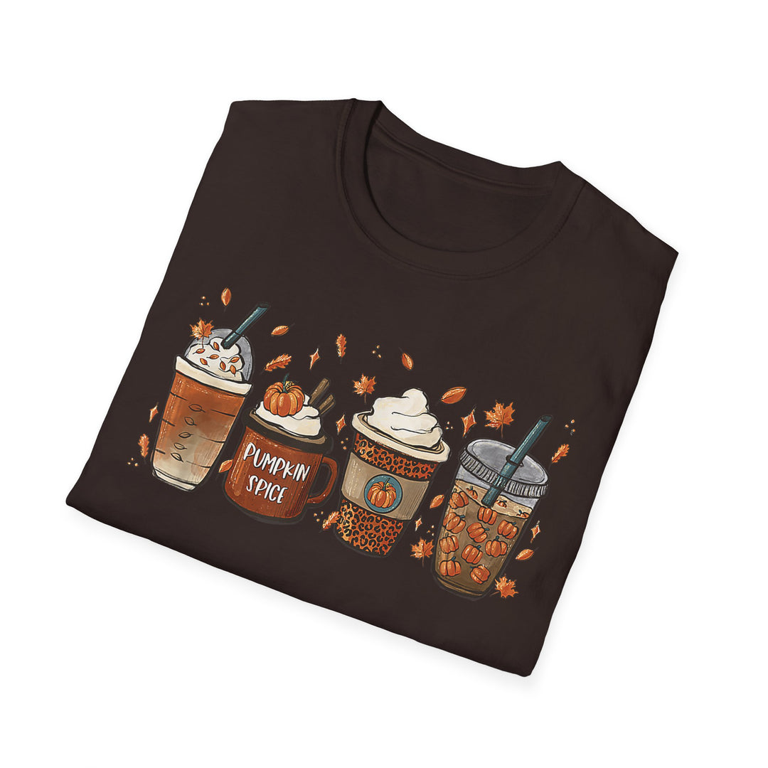 Halloween Coffee Icons Tee