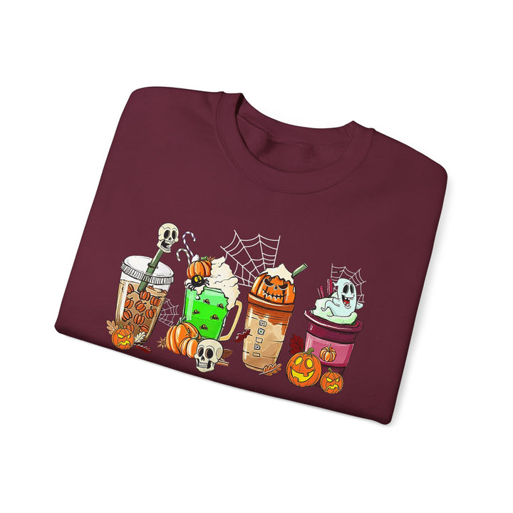 Halloween Treats Crewneck Sweatshirt, Cozy Fall Apparel, Spooky Season Sweater, Halloween Gift, Unisex Sweatshirt
