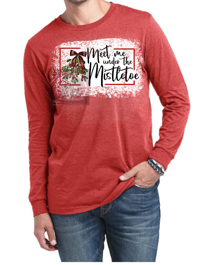 "Mistletoe" long sleeve tee