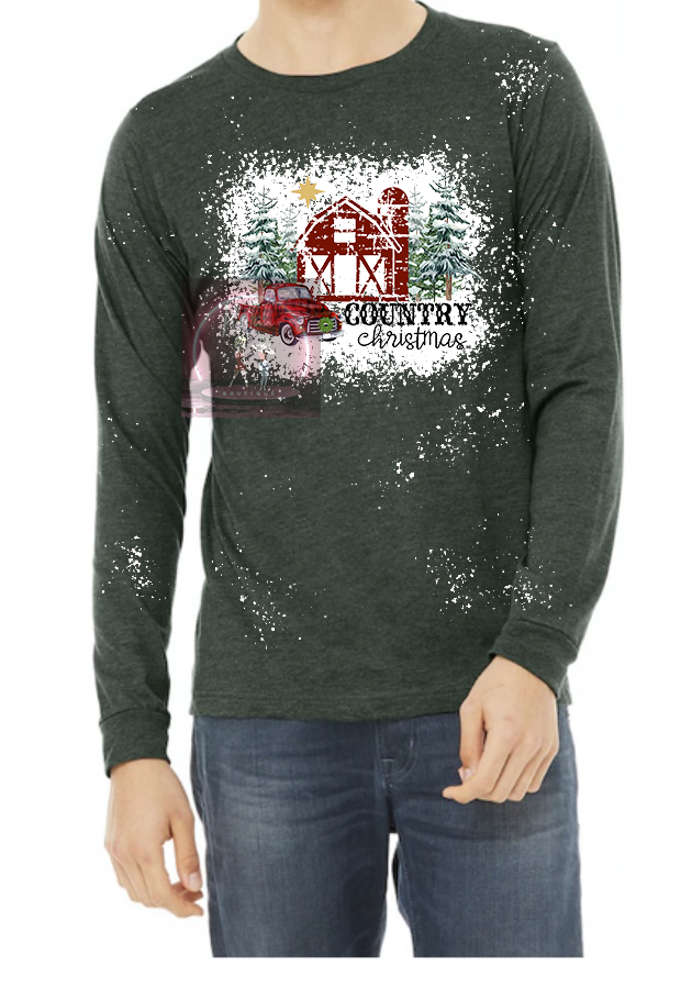 "Country Christmas" tee