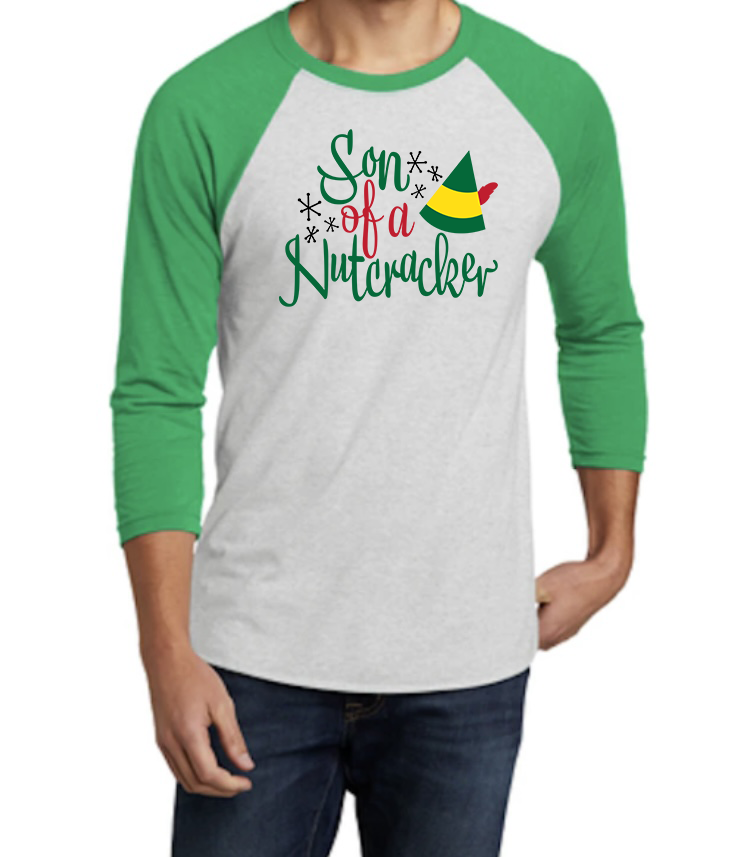 "Son of a Nutcracker" long sleeve tee